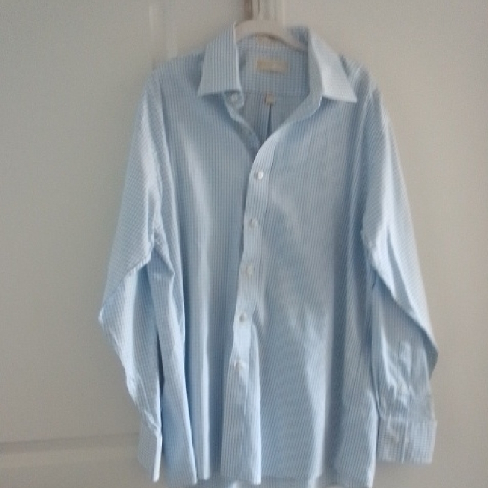 Never Worn MICHAEL Michael Kors Sky Blue Dress Shirt